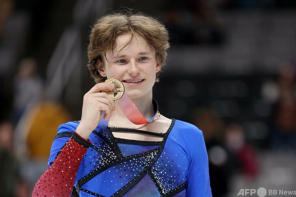 18歳マリニン、4回転半失敗も全米フィギュア初優勝 写真2枚 国際ニュース：AFPBB News