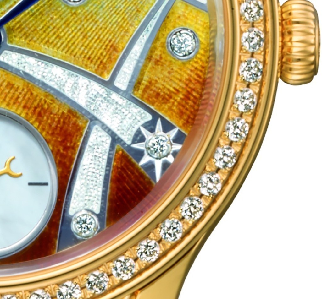 「クレドール」、エナメルとダイヤモンドが輝く30本限定モデル