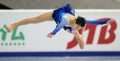 13-14フィギュアスケート（GP）シリーズ最終戦、ロシア杯（2013 Cup of Russia）女子シングル・フリースケーティング（FS）。演技に臨む村上佳菜子（Kanako Murakami、2013年11月23日撮影）。(c)AFP/YURI KADOBNOV