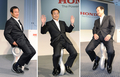 都内のホンダ（Honda Motor）本社で電動式一輪車の試作機「U3-X」を披露する伊東孝紳（Takanobu Ito）社長（2009年9月24日撮影）。(c)AFP/Yoshikazu TSUNO