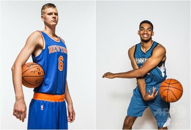 NBA クリスタス・ポルジンギス　ニューヨーク時代ユニ NBA クリスタス・ポルジンギス ニューヨーク時代ユニ