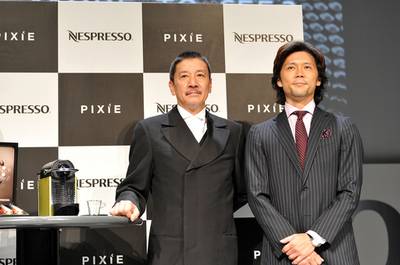 ネスプレッソ「ピクシー」新作記念イベント、奥田瑛二＆Kバレエカンパニーがパフォーマンス