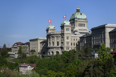 スイス首都で違法な「ストリート・カーニバル」、若者数百人が参加