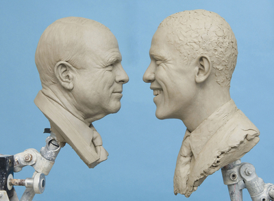 英ろう人形館、次期米大統領を準備中