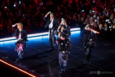 BTS、4年ぶりの復帰公演 ソウルにファン10万人 警察推計とは開き