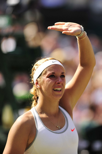 初優勝逃したリシキ、敗戦後に涙 ウィンブルドン選手権