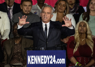 ケネディ氏、民主党から無所属へのくら替え表明 米大統領選