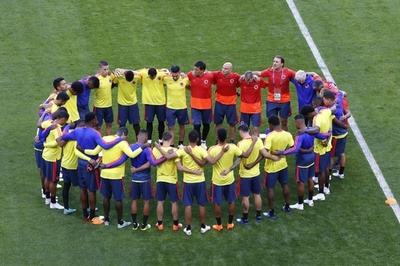 コロンビア代表、日本戦に向け最終調整 ロシアW杯