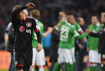 レバークーゼン、好調ブレーメンに敗戦