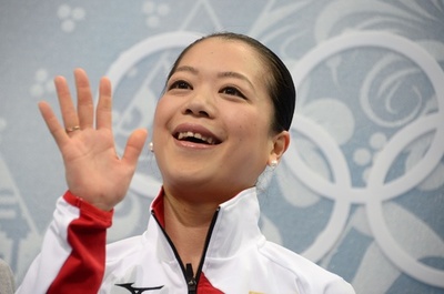 フィギュア女子シングルで8位の鈴木明子、ソチ五輪