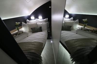 エティハド航空、A380機の「スイートルーム」を公開