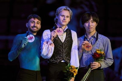 マリニンがスケートアメリカ3連覇 三浦佳生3位