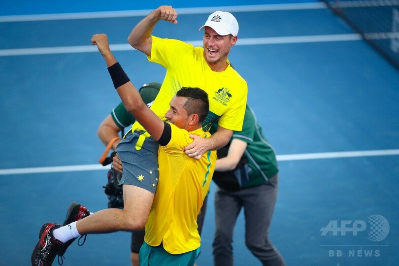 オーストラリアがデ杯4強入り、絶好調キリオスが快勝