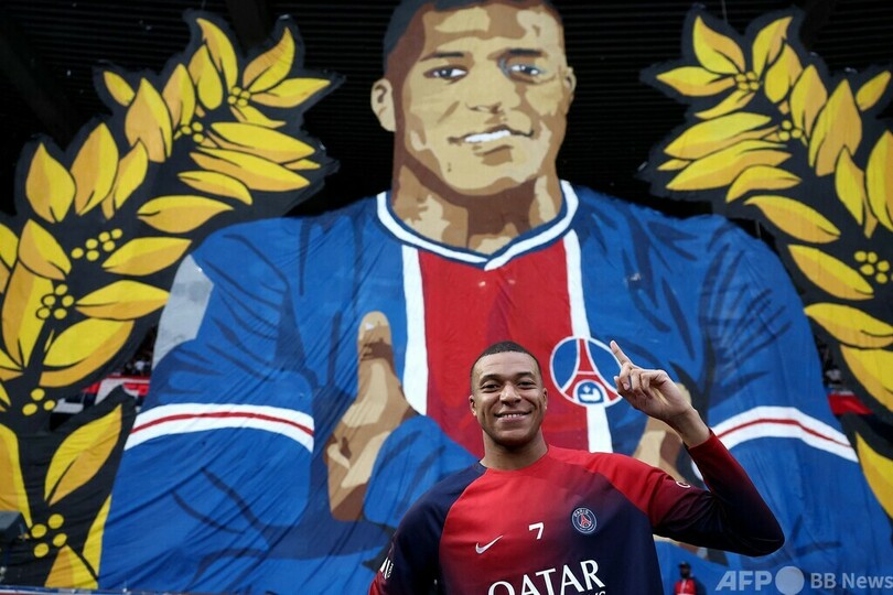 退団エムバペがPSGファンに別れ ホーム最終戦でゴール