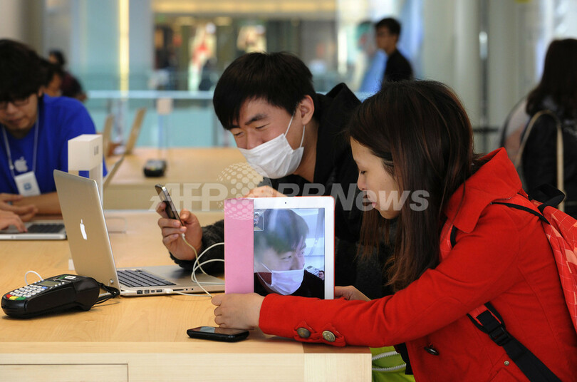 米アップル、北京にアジア最大の直営店をオープン