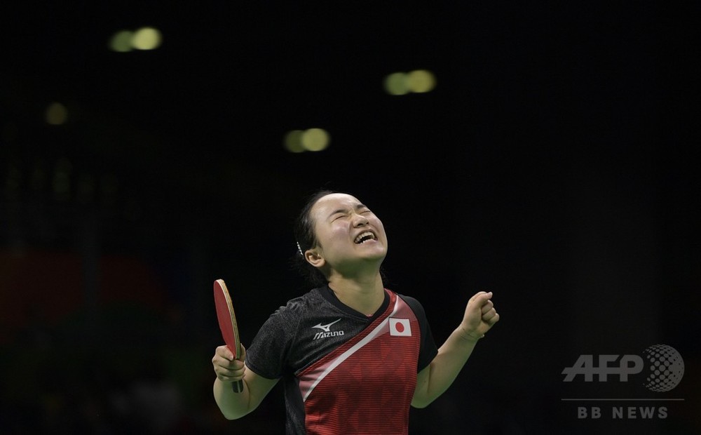 15歳伊藤美誠、卓球史上最年少の五輪メダリストに 写真6枚 国際