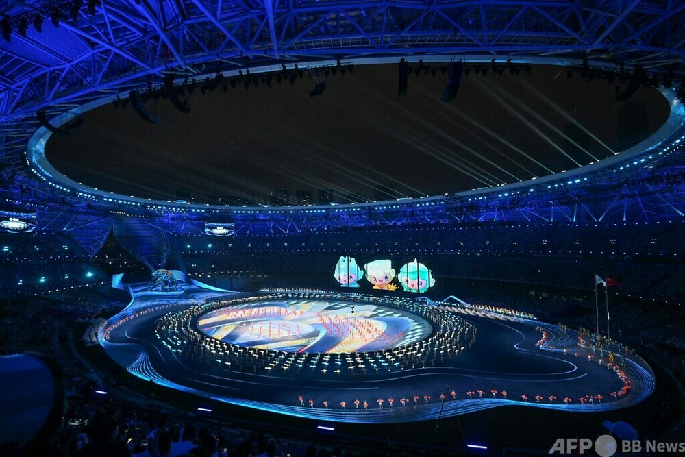 杭州アジア大会開幕、習主席が開会宣言 写真13枚 国際ニュース：AFPBB News