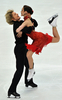 09-10フィギュアスケートGPシリーズ第2戦ロシア杯（%%2009 Cup of Russia%%）アイスダンス。合計100.08点で首位に立った米国のメリル・デイビス（%%Meryl Davis%%）／チャーリー・ホワイト（%%Charlie White%%）組。（2009年10月23日撮影）(c)AFP/YURI KADOBNOV