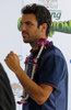 スペイン1部リーグのFCバルセロナ（FC Barcelona）は5日、タイのドンムアン空港（Don Muang Airport）に到着した。

FCバルセロナは7日にバンコク（Bangkok）のラジャマンガラ・スタジアム（Rajamangala Stadium）でタイ代表と親善試合を行う。

空港に到着したセスク・ファブレガス（Cesc Fabregas、2013年8月5日撮影）。(c)AFP/PORNCHAI KITTIWONGSAKUL