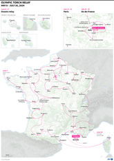 パリ五輪聖火リレーのルート発表 組織委会長「信じられない」と称賛