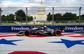 米首都を爆音のインディカーが疾走、トランプ氏主導の建国250周年記念GP