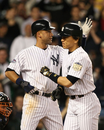 松井秀喜 メッツ戦で2点本塁打