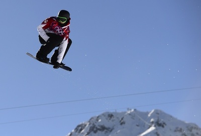 男子スロープスタイル決勝で銅メダルのマクモリス、ソチ五輪