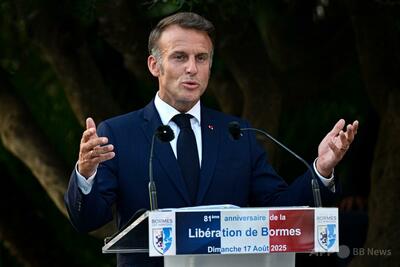 イスラエルが「併合」試みようとパレスチナ国家承認は止められない マクロン氏