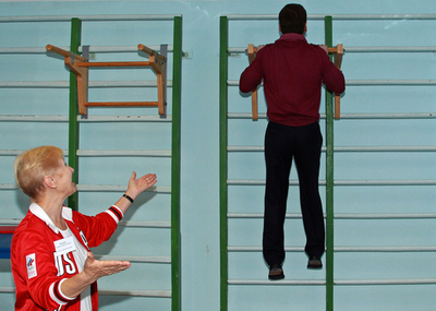 メドベージェフ露大統領、体力にも自信満々