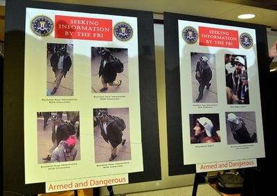 ボストン爆発、FBIが容疑者2人の写真・映像公開