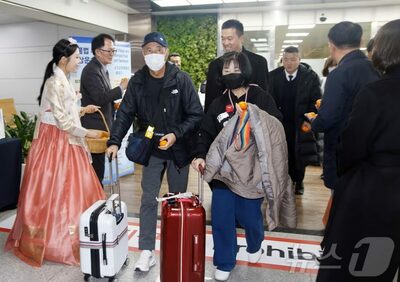 福岡－済州直行便、6年ぶり運航再開…ティーウェイ航空初便に日本人観光客98人