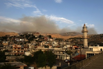 ヒズボラ、イスラエルを攻撃 大量の砲弾・誘導ミサイルで