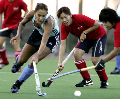 ＜女子ホッケー・親善試合＞日本 アルゼンチンに勝利 - アルゼンチン