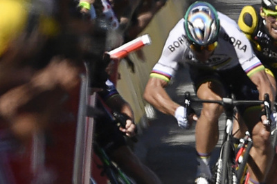 サガン失格、肘突き出しカヴェンディッシュを転倒させる ツール・ド・フランス