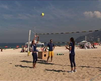 【動画】金メダル狙う、女子ビーチバレーのブラジル代表