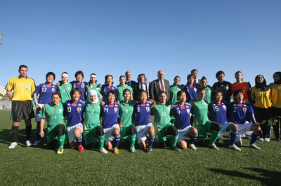 サッカー日本女子選抜、パレスチナに大勝