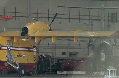 消防機に違法ドローン衝突で翼に穴 飛行停止に 米LA山火事