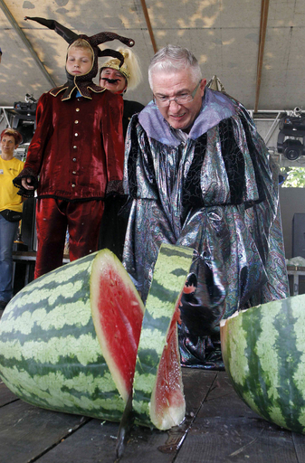 ハンガリーの夏の風物詩、スイカ祭り