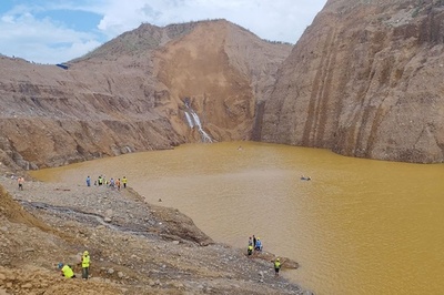 ヒスイ鉱山で土砂災害、25人不明 ミャンマー北部