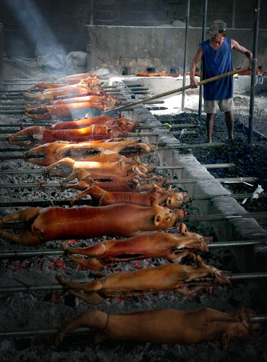 エボラウイルス感染ブタ発見のフィリピン、食肉販売は好調