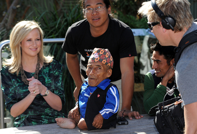 世界一身長の低いダンギさん、オーストラリア旅行を満喫中