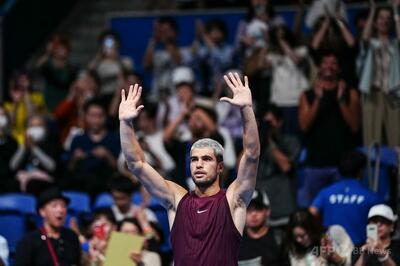 アルカラス、足首負傷の不安も初戦を突破 ジャパンOP