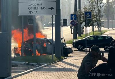 ウクライナ軍の無人機攻撃、ロシア南部製油所で火災 3人負傷