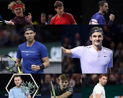 ATPファイナルの組み合わせ決定、フェデラーはズベレフらと同組