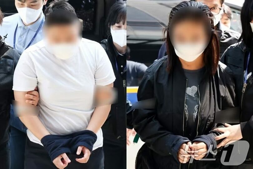 薬物を混ぜた酒で夫を殺害しようとした疑いが持たれている40代のテコンドー道場職員（右）と、共犯とされる20代の女性館長(c)news1
