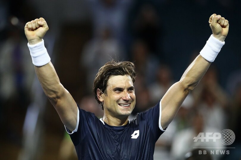 今季引退のフェレール、世界3位ズベレフ撃破 マイアミOP3回戦進出