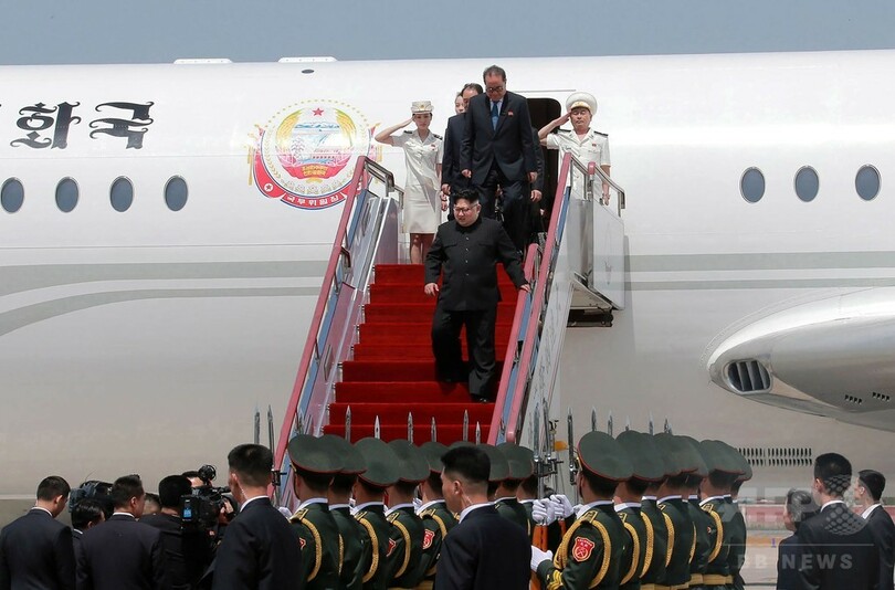 エアフォースウン？ 訪中で垣間見えた金正恩氏の飛行機