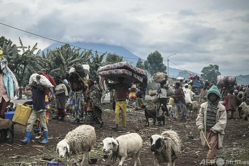 コンゴ民主共和国東部で戦闘、7万2000人が避難