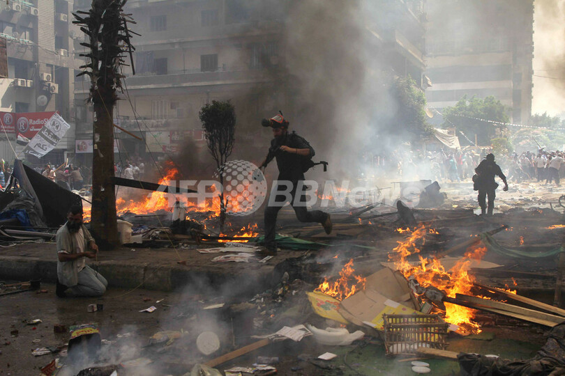 【写真特集】エジプト・モルシ派強制排除、死者464人に