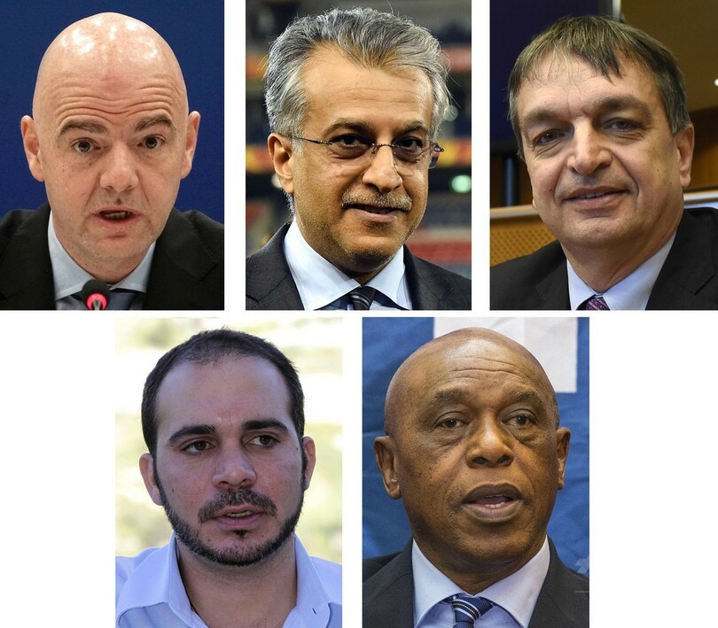 Fifa会長選 正式な立候補者5人が出そろう 写真1枚 国際ニュース Afpbb News